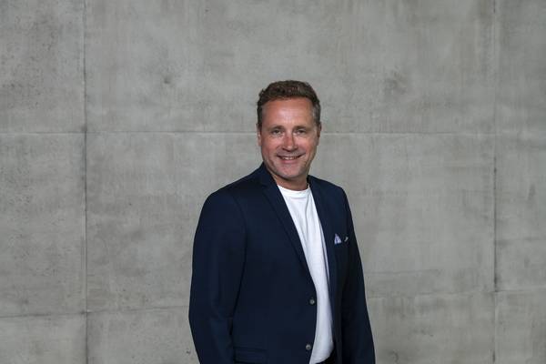 In this picture you can see a man, Michael Cordt. He is the head of the Sales / Marketing/ Infopoint / Service department.